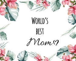 MERCI CHOCOLADE DOOS - WORLD'S BEST MOM