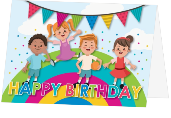 Verjaardagskaart voor kinderverjaardag - kaart LCM025