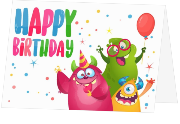 Verjaardagskaart voor kinderverjaardag - kaart LCD090