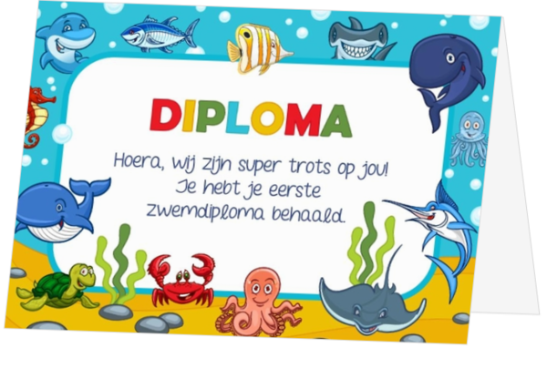 Geslaagd en Diploma kaarten - kaart LCD037