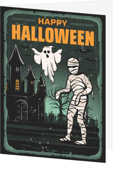 Halloween kaarten - kaart LCD146