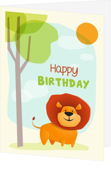 Verjaardagskaart voor kinderverjaardag - kaart LCM476