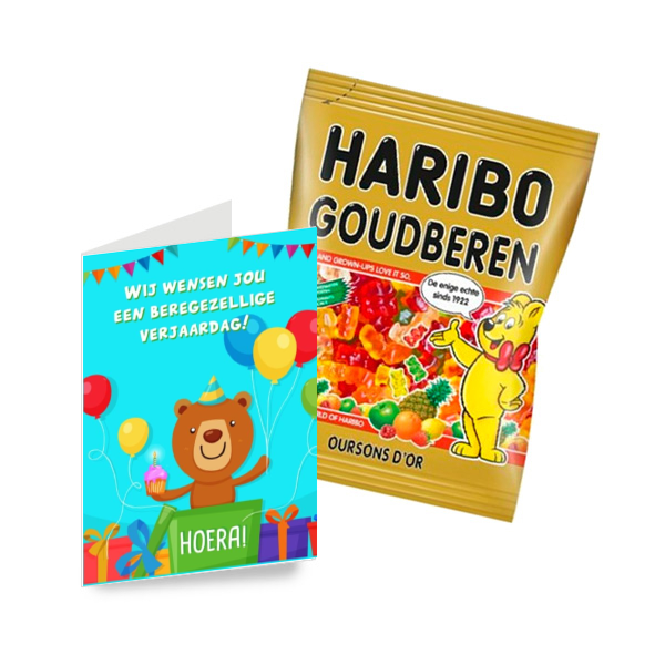 Haribo Goudberen - Berengezellige verjaardag (jongen)