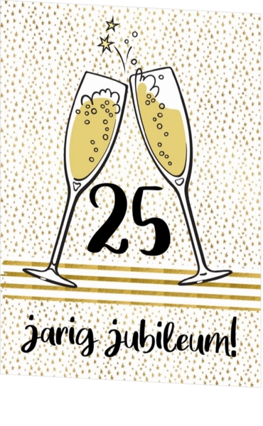 25 jaar - champagne