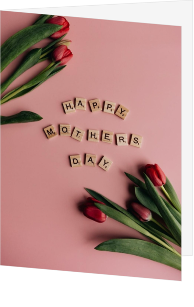 Scrabble letters happy mothersday 