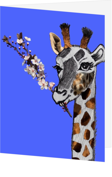 VersjevanVERS giraf bloemen