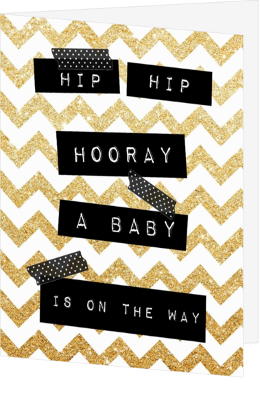 Felicitatie zwangerschap kaarten - kaart ANT017