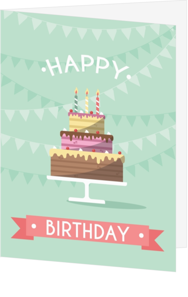Verjaardagskaart maken en versturen - kaart LCM621