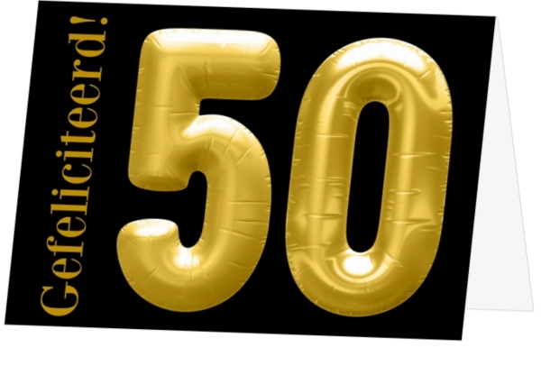 Verjaardag 50 jaar goud