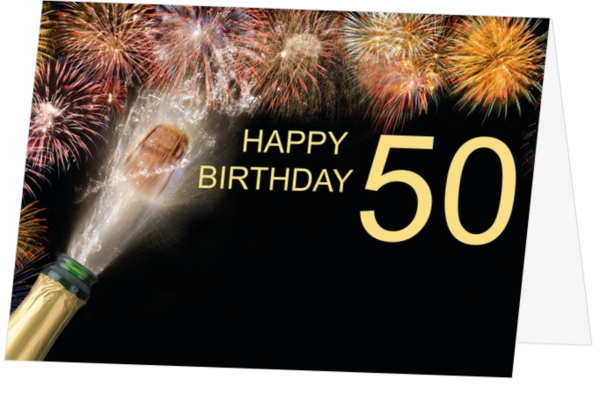 Champagne 50 verjaardag