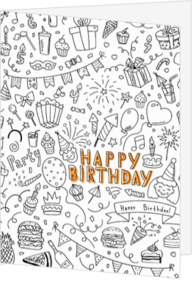 Verjaardagskaart voor kinderverjaardag - kaart LCD088