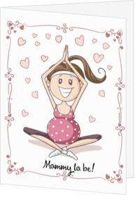 Felicitatie zwangerschap kaarten - kaart LCE082