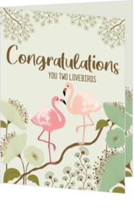 Huwelijk felicitatie kaarten - kaart LCIH027
