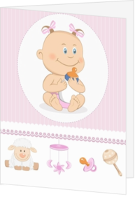Geboorte felicitatiekaart sturen - kaart LCC279