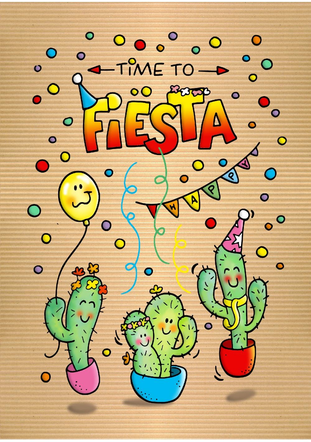 uitnodiging fiesta Voorkant